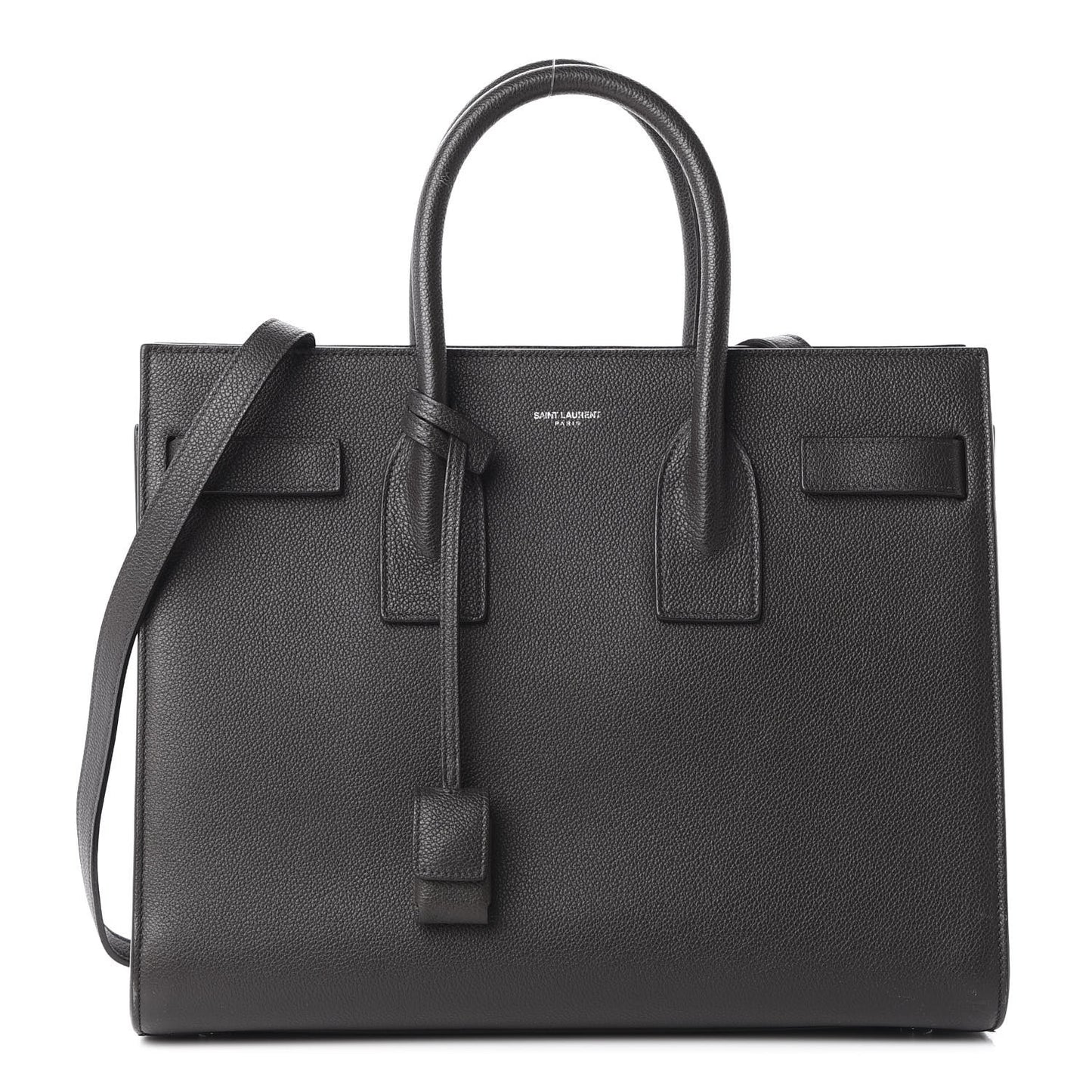 Grained Calfskin Small Sac De Jour Graphite