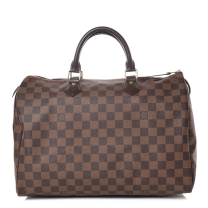 Louis Vuitton Damier Ebene Speedy 35 1 of 10