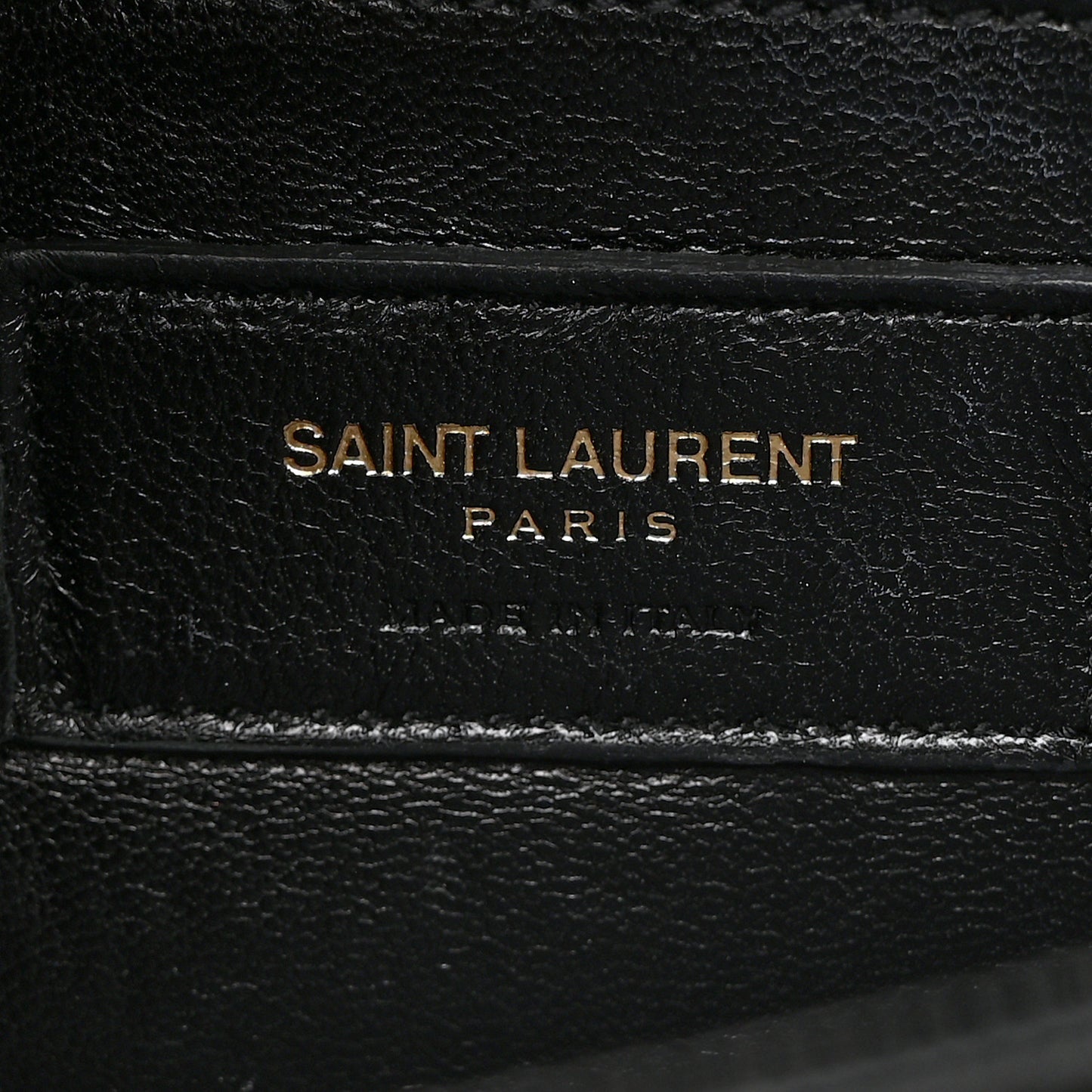 Grain De Poudre Monogram Cassandre Clutch Black