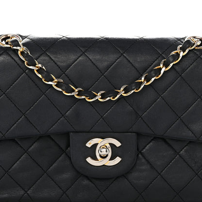 Chanel Lambskin Quilted Medium Double Flap Black 9 of 14