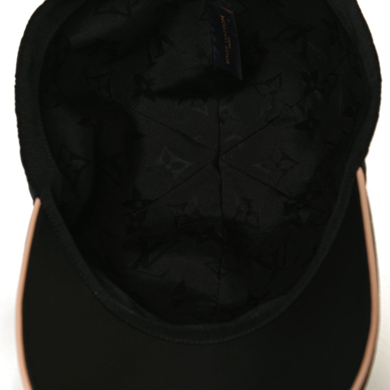 Louis Vuitton Polyester Silk Monogram LV Get Ready Cap M Black 6 of 7