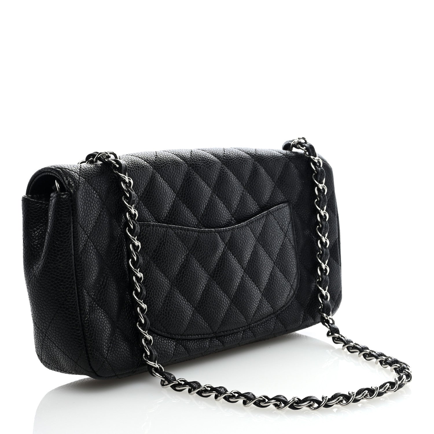 Chanel Caviar Quilted East West Flap Black 3 of 10
