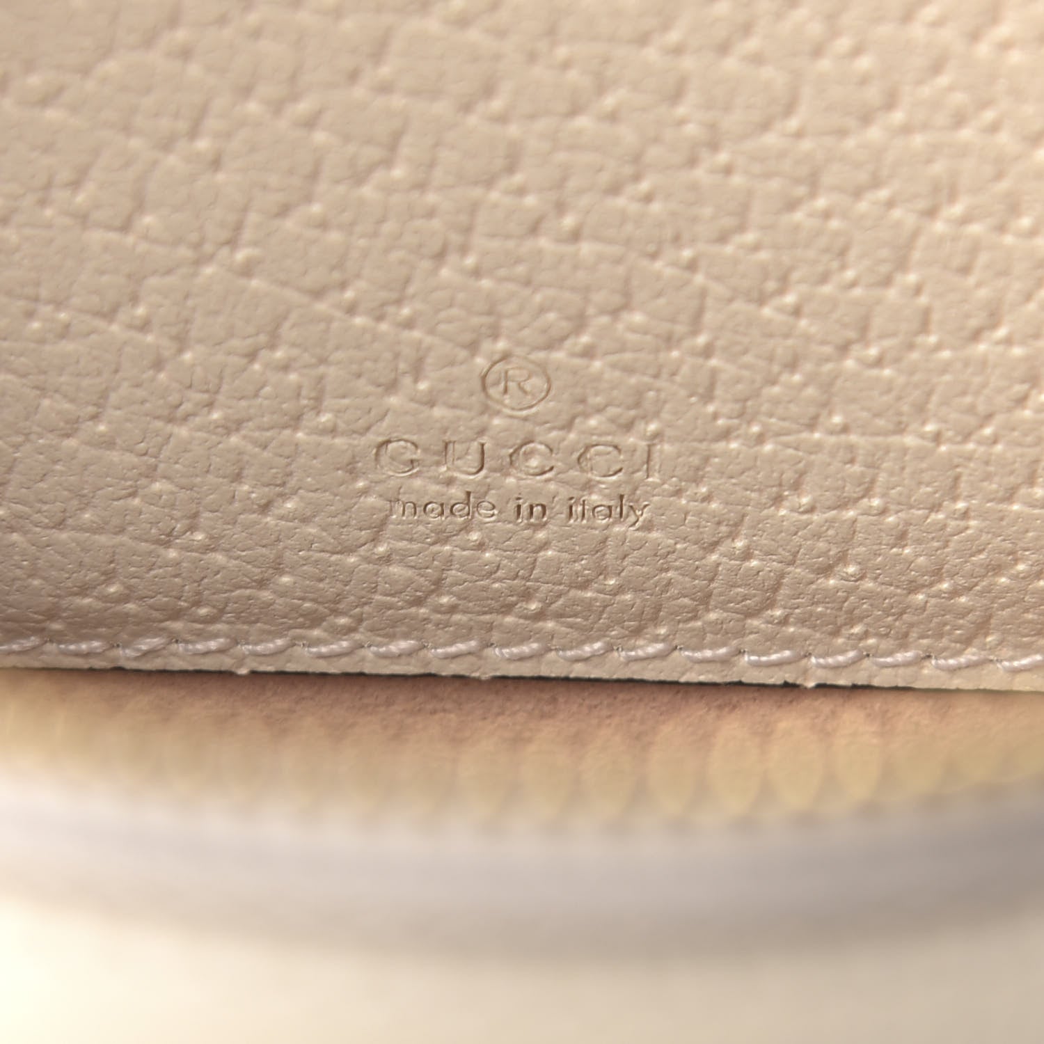 Gucci Textured Calfskin Web Mini Ophidia Round Backpack Mystic White 5 of 10