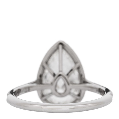Tiffany Platinum Diamond 2.04ct Soleste Pear Cut Ring 52 6 4 of 7
