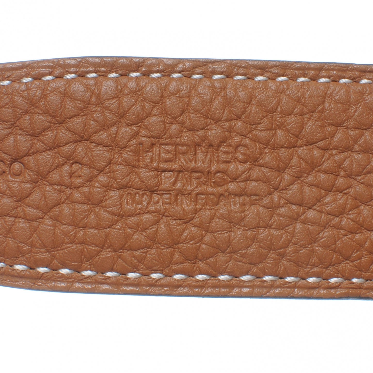 Togo Box Reversible Constance 32mm H Belt 85 Gold Noir