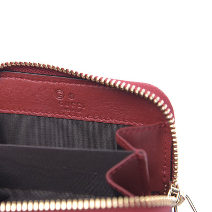 Gucci Microguccissima Zip Around Card Case Red 6 of 8