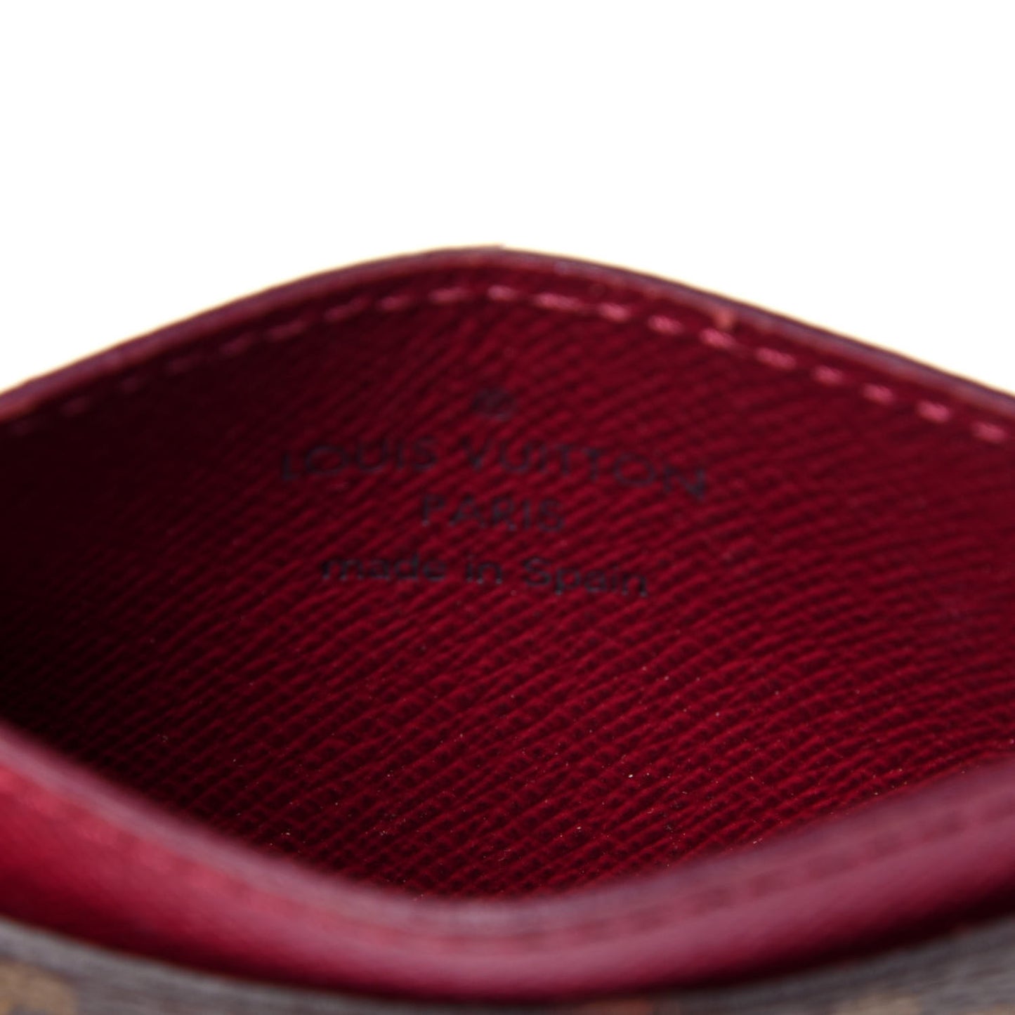Monogram Card Holder Fuchsia