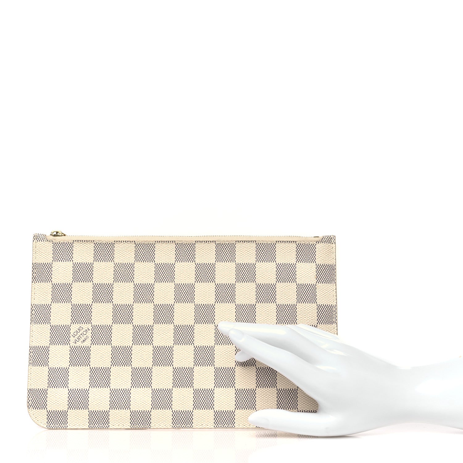 Louis Vuitton Damier Azur Neverfull MM GM Pochette 2 of 10