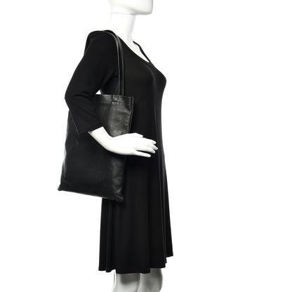 Saint Laurent Calfskin Tote Black 2 of 9