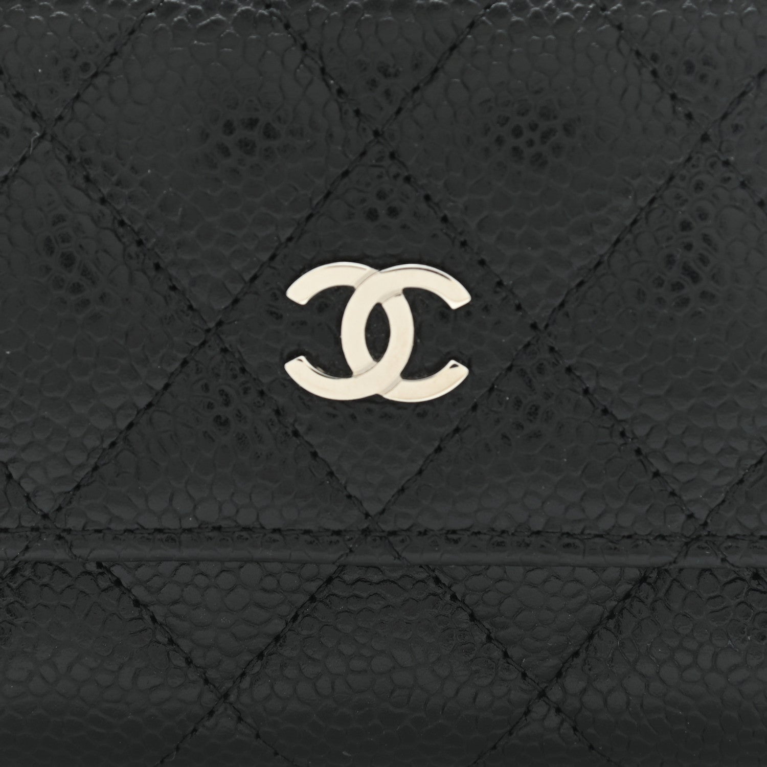 Chanel Caviar Quilted Flap Card Holder Black 8 of 10