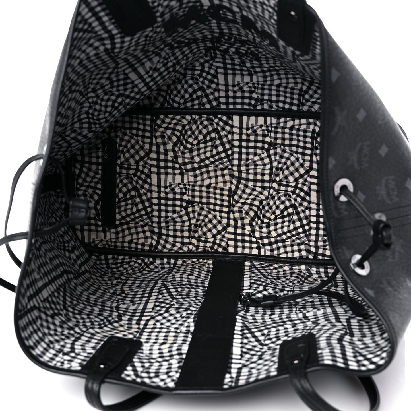 Visetos Large Liz Reversible Shopper Tote Black