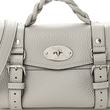 Mulberry Heavy Grain Mini Alexa Pale Grey 7 of 9