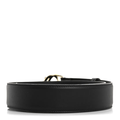 Gucci Calfskin Interlocking G Belt 75 30 Black 2 of 5