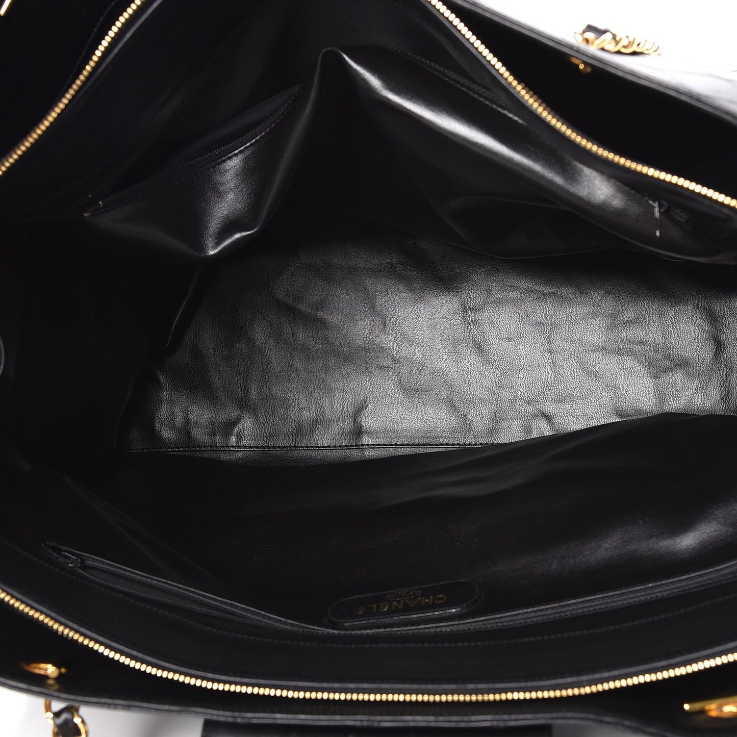 Calfskin Stitched XL Weekender Black