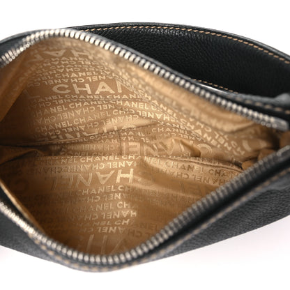 Chanel Grained Calfskin Tassel Shoulder Bag Black 5 of 11