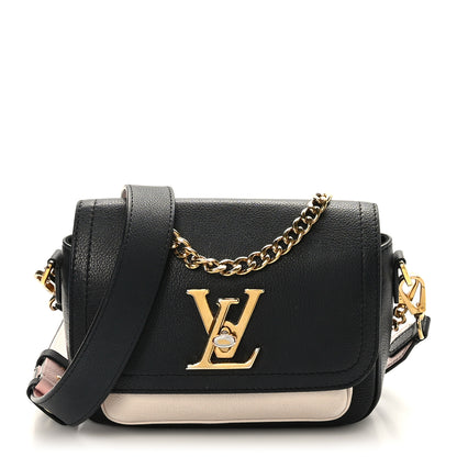 Louis Vuitton Grained Calfskin Lockme Tender Black 1 of 9