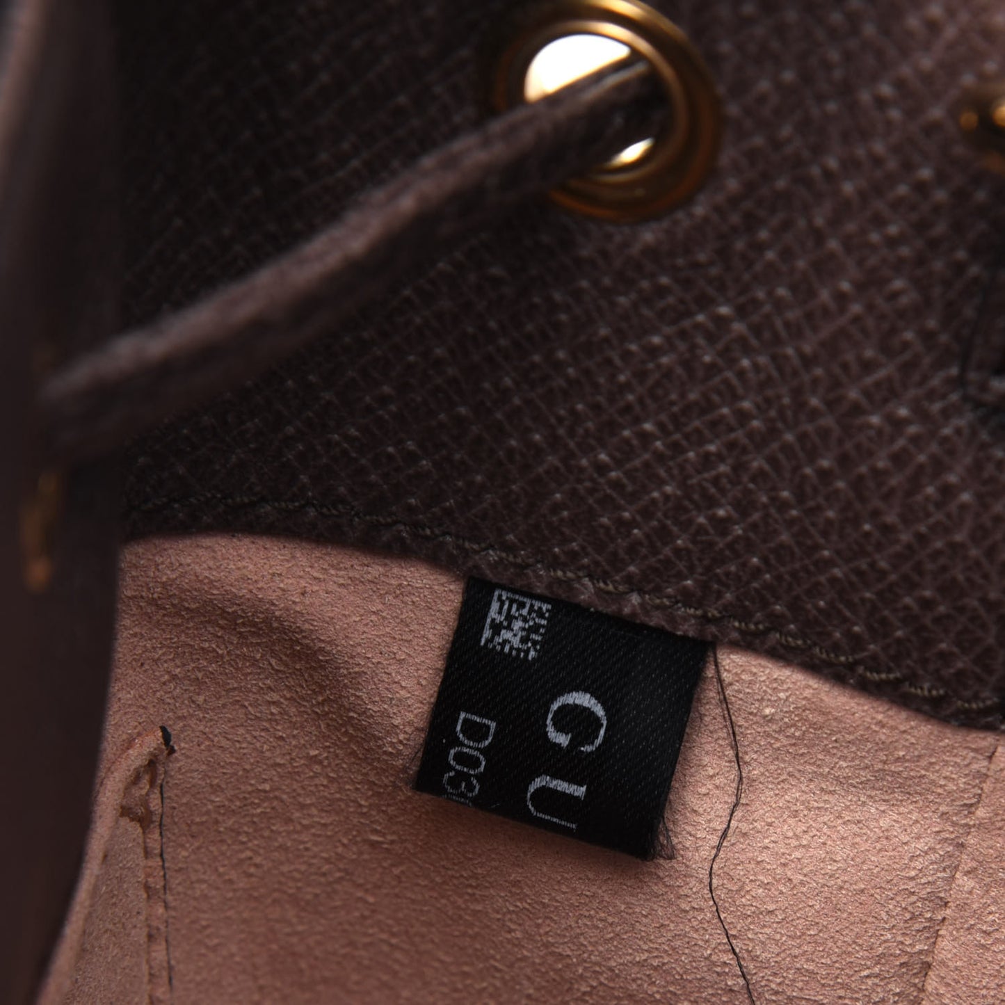 GG Supreme Monogram Web Small Ophidia Bucket Bag Brown