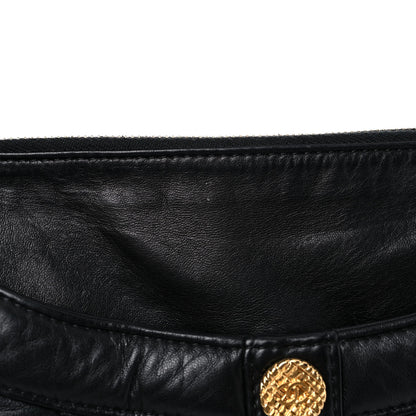 Chanel Lambskin Quilted Girl Bag Black 9 of 10