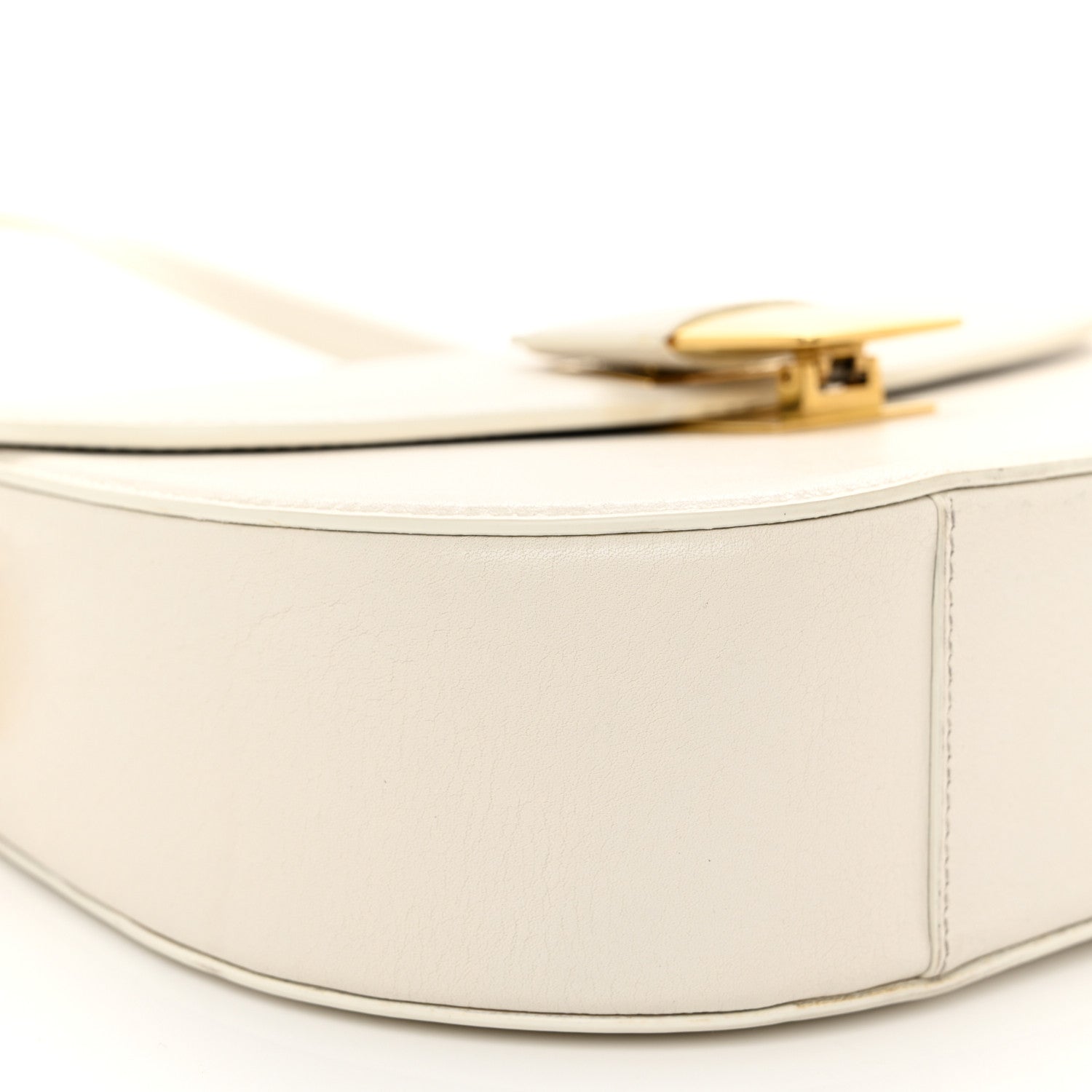 Bottega Veneta Calfskin Small Desiree Crossbody Bag Chalk 9 of 12