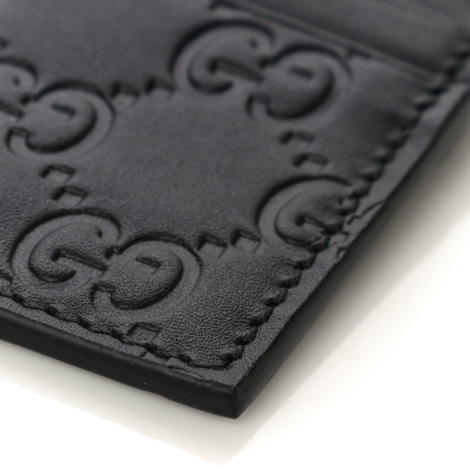 Gucci Guccissima Card Holder Black 9 of 9