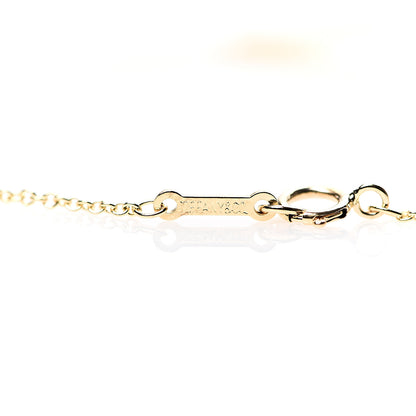 Tiffany 18K Yellow Gold 22mm Elsa Peretti Open Heart Pendant Necklace 5 of 6