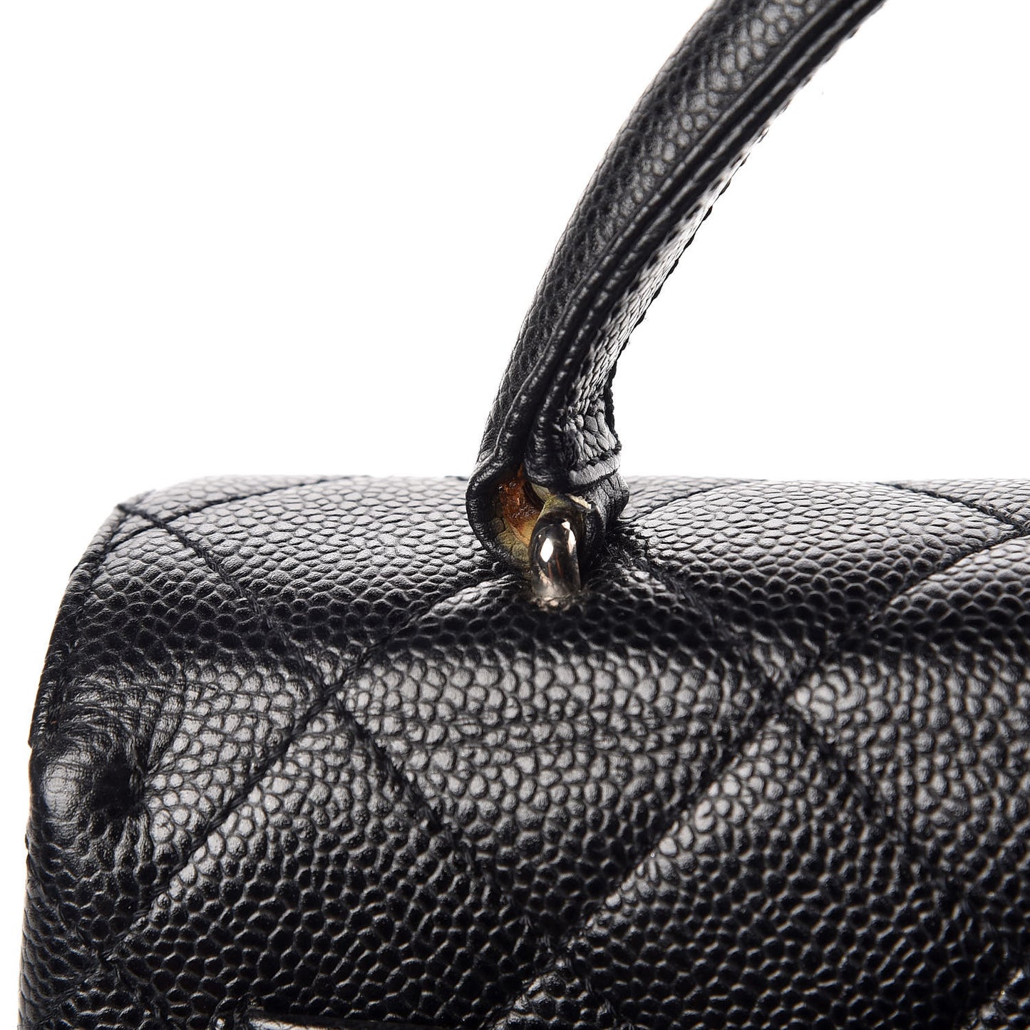 Caviar Quilted Jumbo Kelly Flap Black
