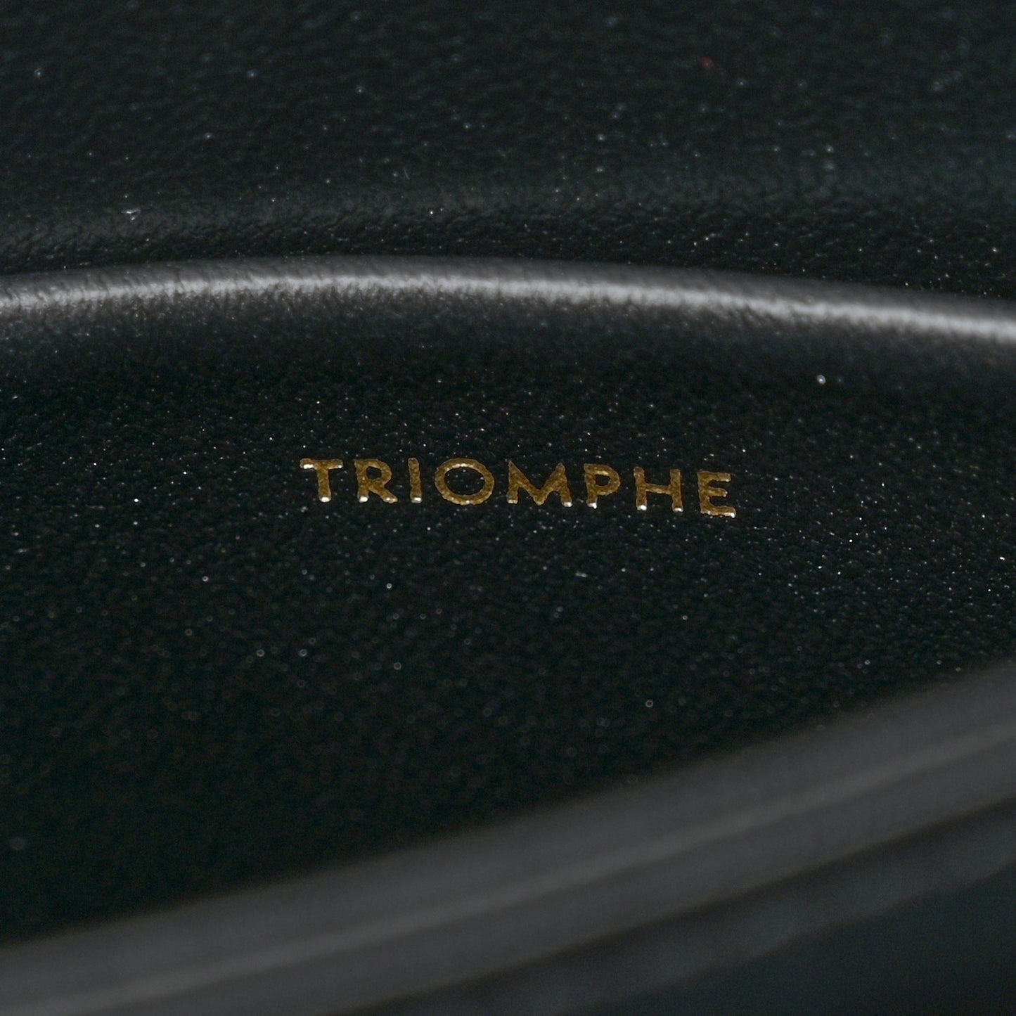 Shiny Calfskin Teen Triomphe Black