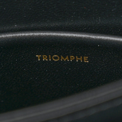 Celine Shiny Calfskin Teen Triomphe Black 7 of 10