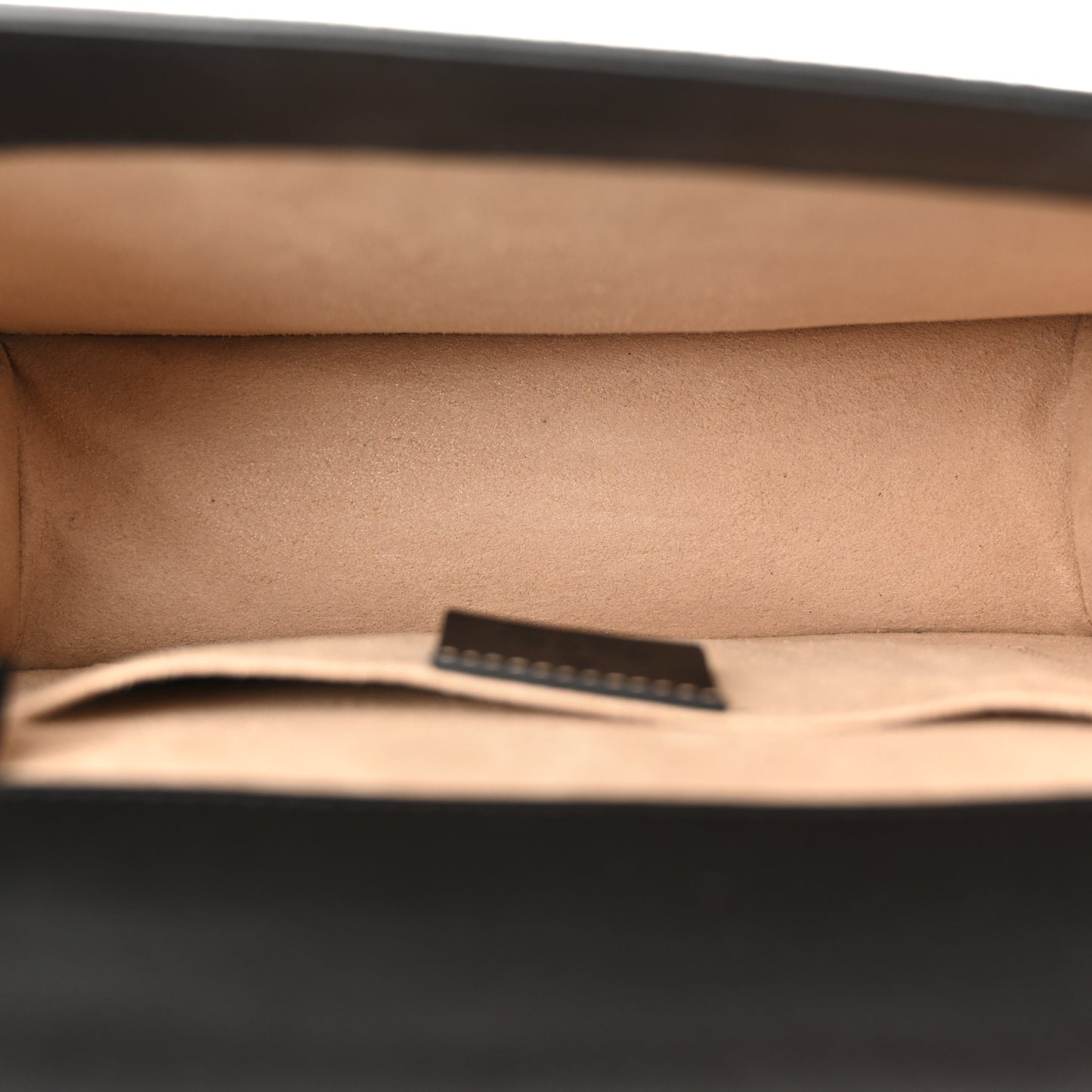 Nappa Elaphe GG Supreme Monogram Medium Osiride Shoulder Bag Black Bright Cuir Beige Ebony