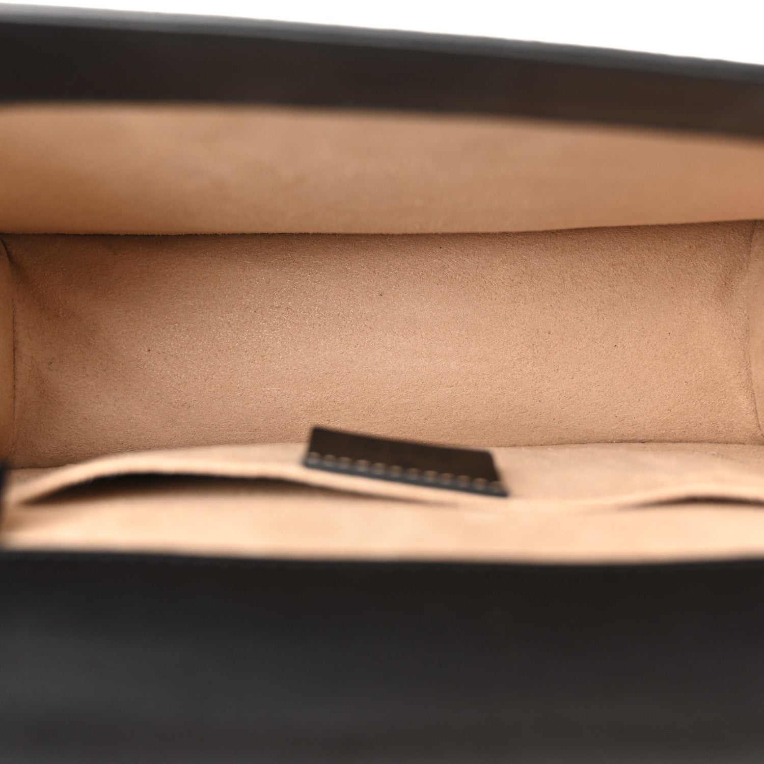 Gucci Nappa Elaphe GG Supreme Monogram Medium Osiride Shoulder Bag Black Bright Cuir Beige Ebony 5 of 15