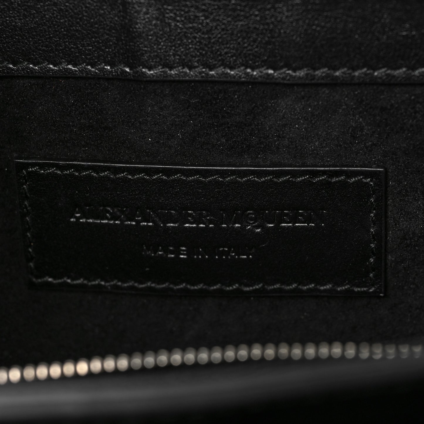 Nappa Chain Medallion Satchel Black
