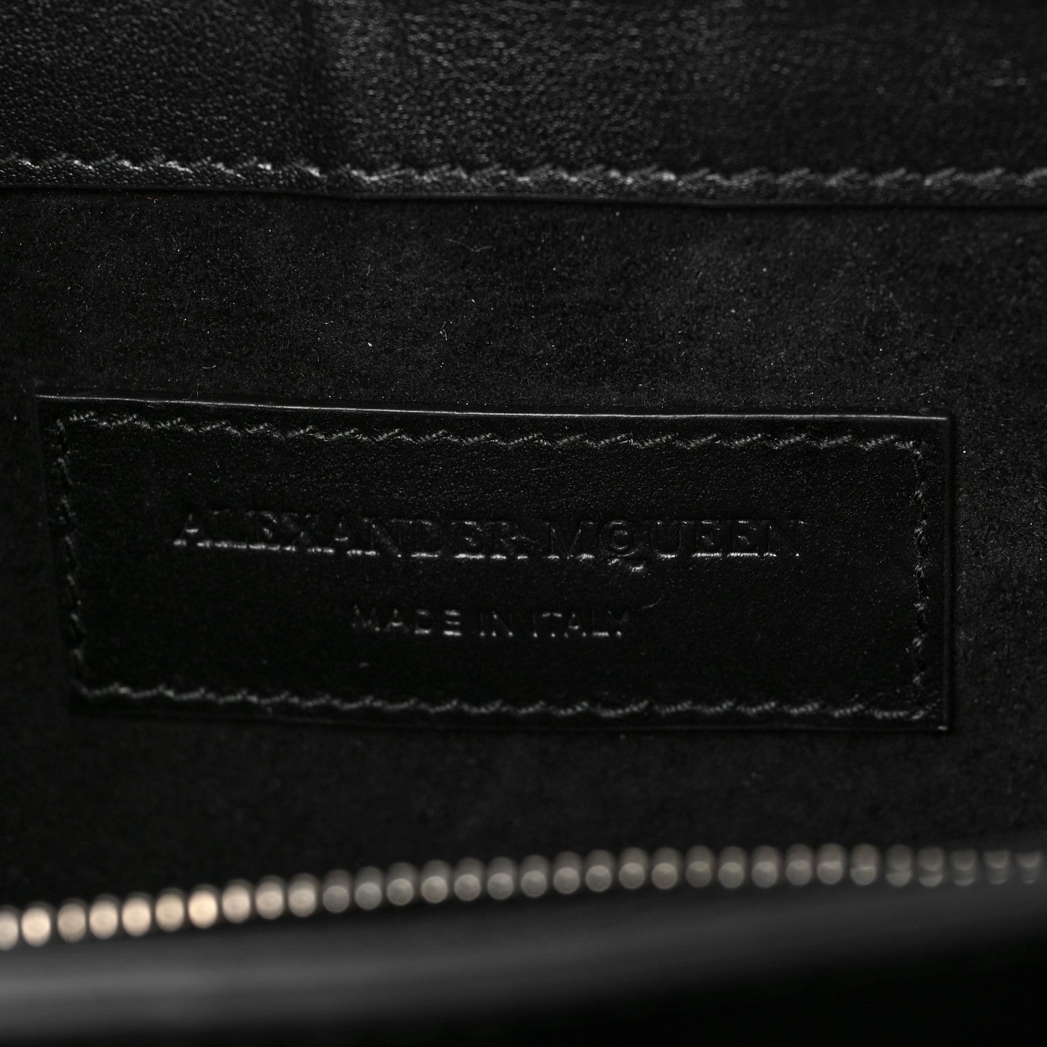 Alexander McQueen Nappa Chain Medallion Satchel Black 7 of 9