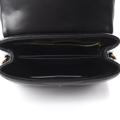 Saint Laurent Calfskin Y Quilted Monogram Toy Loulou Crossbody Bag Black 4 of 12
