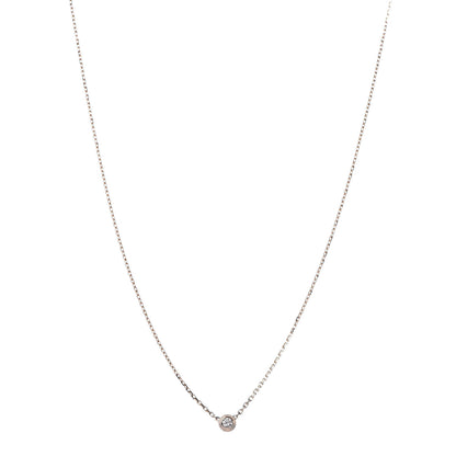 Cartier 18K Pink Gold Diamond XS D'Amour Pendant Necklace 1 of 4