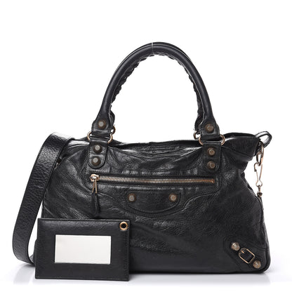 Balenciaga Agneau Giant 12 Rose Gold Hardware Town Black 1 of 16