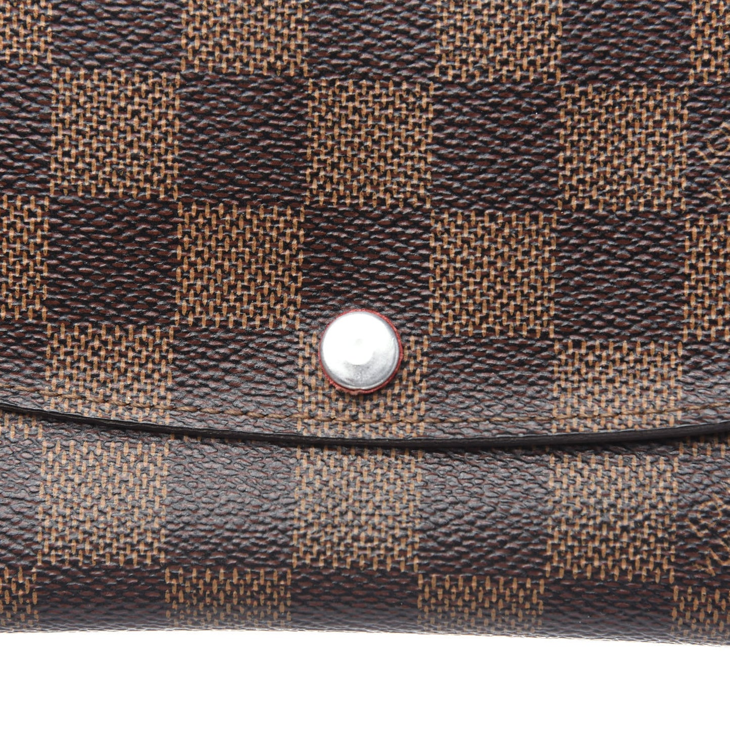 Damier Ebene Emilie Wallet Red