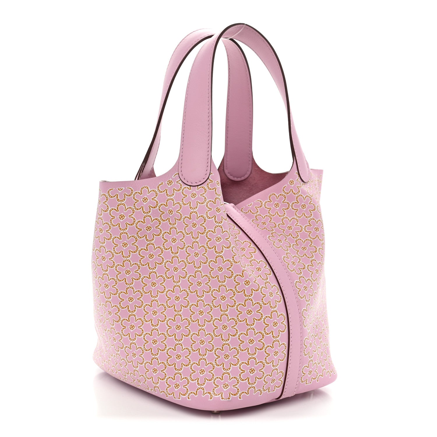 Hermes Swift Lucky Daisy Picotin Lock 18 PM Mauve Sylvestre 2 of 9