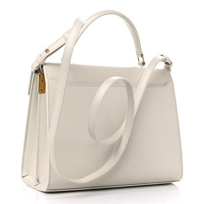 Saint Laurent Smooth Calfskin Medium Classic Monogram Cassandra Top Handle Crema Soft 3 of 11