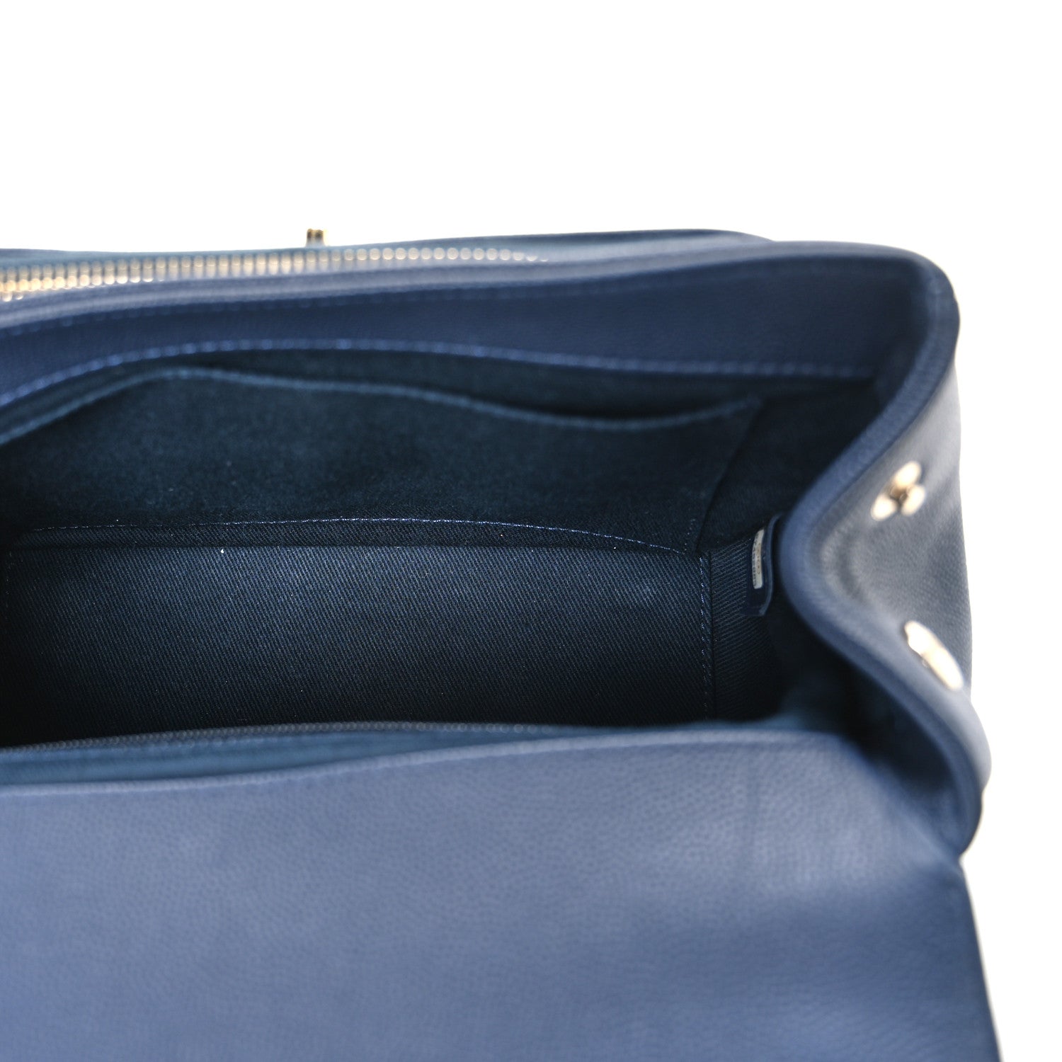 Chanel Caviar Quilted Small Business Affinity Flap Navy 5 of 10