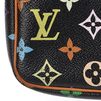 Louis Vuitton Monogram Multicolor Pochette Accessories Black 17 of 23