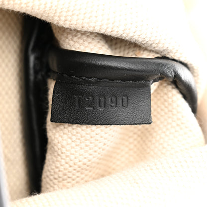 Moynat Grained Calfskin Canvas 1920 Oh! Tote Ruban GM Carbon Silver 7 of 10