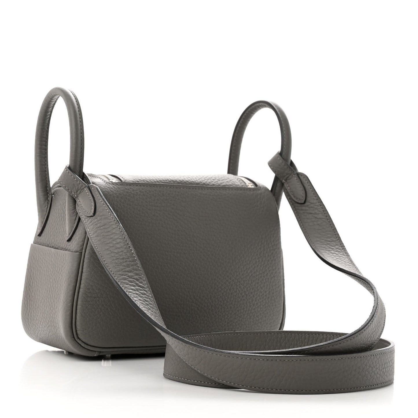 Taurillon Clemence Mini Lindy 20 Gris Meyer