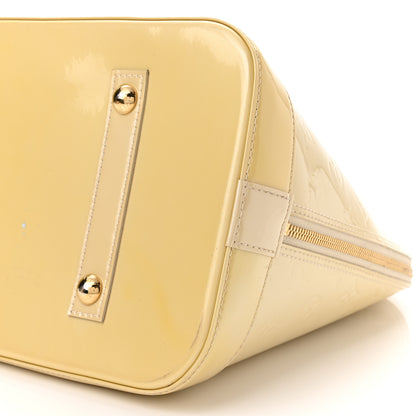Louis Vuitton Vernis Alma GM Blanc Corail 10 of 14