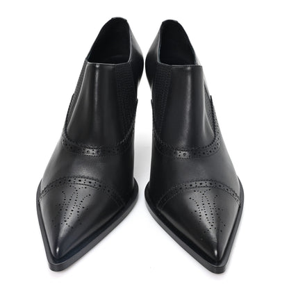 Hermes Calfskin Luna Pumps 41 Black 3 of 10