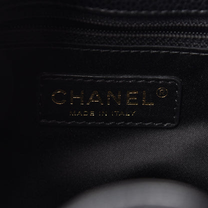 Chanel Caviar Quilted Petit Shopping Tote PST Black 6 of 9