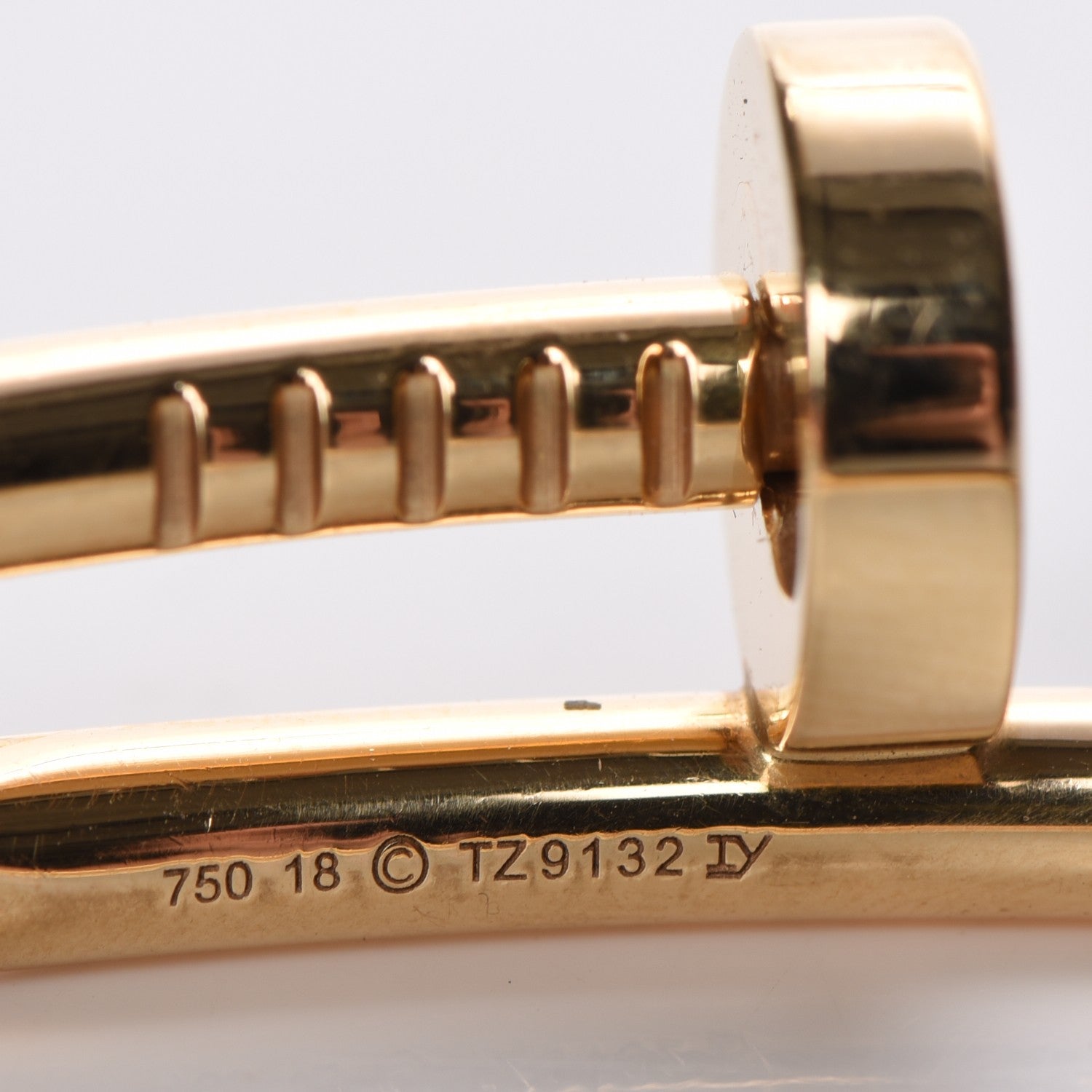 Cartier 18K Yellow Gold Juste Un Clou Bracelet 18 4 of 7