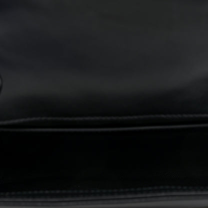 Gucci Calfskin Matelasse Monochrome Mini GG Marmont Shoulder Bag Black 4 of 8