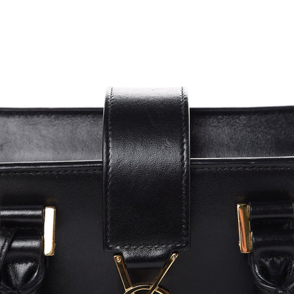 Saint Laurent Calfskin Monogram Baby Cabas Black 10 of 12
