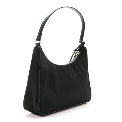 Prada Tessuto Nylon Saffiano Mini Re-Edition 2005 Bag Black 3 of 11