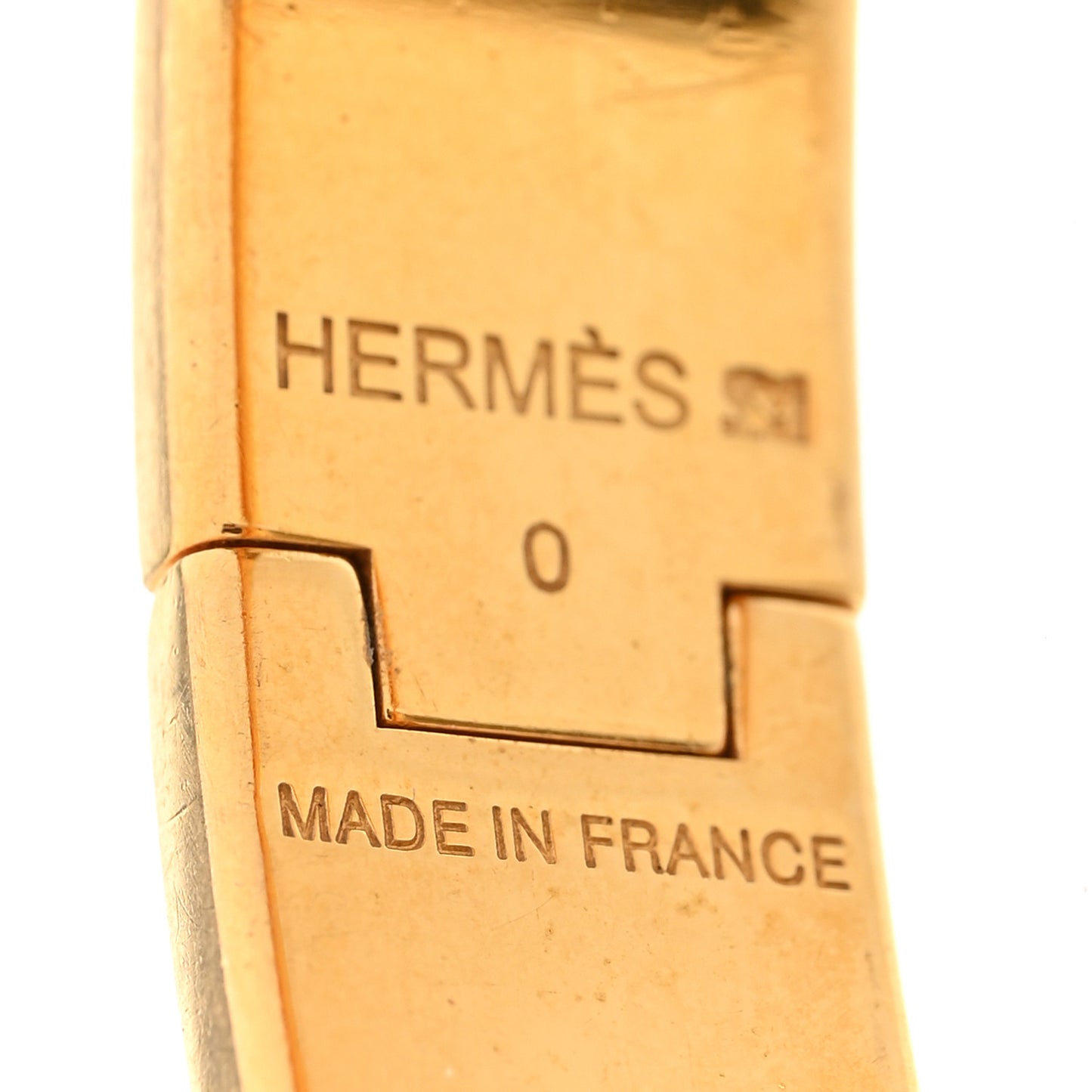 Enamel Narrow Clic Clac H Bracelet PM Black